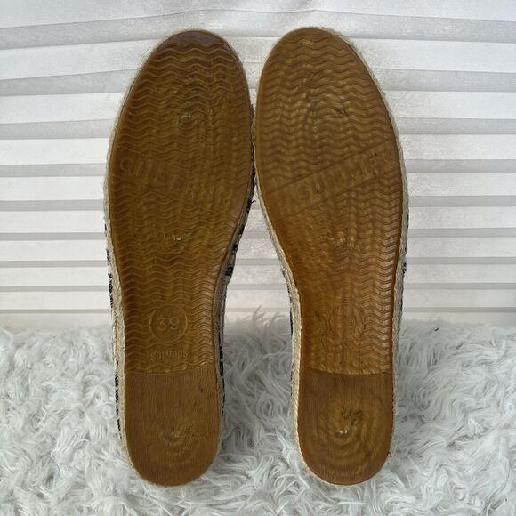 Soludos Striped Canvas Spadrilles Flat Shoes nautical canvas size EU 39/US 9 - Picture 7 of 8